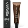 BRONSUN® Tinta in Crema per Ciglia e Sopracciglia | Colorazione Intensa e Lunga Durata | Formula Delicata Senza Ammoniaca | con Cheratina, Seta e Vitamina E | Nero №1 - 15ml