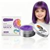 Jentery Cera Colorante per Capelli Temporanea Viola, Cera Capelli Lavabile, Colore Istantaneo per Capelli per Bambini, Donne e Uomini, Pomata Styling per Modellare e Colorare, Ideale per Feste e Halloween