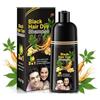 HOUSN Shampoo Colorante Donna,Shampoo Colorante,Black Hair Dye Shampoos 3 In 1,Shampoos Colorante Nero Per Capelli Grigi E Bianchi,Tinta Capelli Per Uomini E Donne,500 Ml