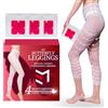 Estetica Le Muse Kit Leggins Drenanti Donna 4 Trattamenti Completi - Collant Bendaggi Riduzione Cellulite Gambe e Glutei, Linfodrenaggio - Comprendono 1 Pantalone Imbibito + 3 Ricariche e Slip Monouso - Made in Italy