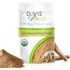 Davis Finest Sandalwood Powder per maschera viso, schiarimento della pelle, illuminante, tono della pelle uniforme, trattamento viso idratante per pelli sensibili, secche e inclini all'acne 100 g