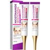 Cynamus 2 Pezzi Crema Sbiancante per Lentiggini, Crema Illuminante Anti-Iperpigmentazione con Niacinamide Anti-Lentiggini, Crema Viso Contro Macchie Scure e Rimozione Pigmenti