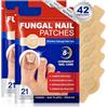 Zoomara 42 Pezzi Nail Patches, Kit Cerotti Per La Delle Unghie, Toenail Correction Patch, Riparare Unghies Danneggiate, Migliorare l'aspetto Delle Unghie Scolorite