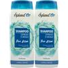 FEI FAN Shampoo CETRIOLO E ARGILLA Pure Action, Per Capelli Grassi, Purificante. Deterge Delicatamente Ma Efficacemente, Purificando Il Cuoio Capelluto 300ml (2 Flaconi)
