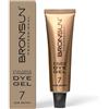 BRONSUN® Tinta Gel Extra-Resistente per Ciglia e Sopracciglia | Effetto Henné | Colora Pelle e Peli Fino a 7 Settimane | Formula Senza Ammoniaca | Marrone Scuro №7 - 15ml