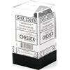 Chessex Set Dadi D&D Translucent Fumo Bianco Gioco di Ruolo Rpg GDR Box, multicolore