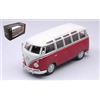 Cararama MODELLINO IN SCALA COMPATIBILE CON VW T1 SAMBA RED/WHITE 1:43 CA4-60346