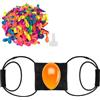 Shyllin Fionda a Palloncino d'Acqua 300-yard, Catapulta per Bombe d'Acqua per 3 Persone, Con 200 Palloncini d'acqua, Gioco di Palline, Adatto per Esterni, Feste in Spiaggia (Nero)