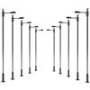 Evemodel 10pz Lampione A Singoli Testa Lampada da Giardino in Scala Ho per 1/87 Layout Modello Treni Bianco Caldo LED