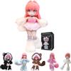 niannyyhouse BJD Blind Box, statuette in scala 1:12, serie Cat Island Wonderland, bambola snodata a sfera, action figure da collezione (1 pezzo)
