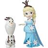 Disney Frozen Frozen Lilltle Kingdom - mini Bambolina di Elsa e Olaf di Hasbro B5186-B5185