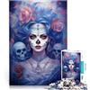 AITEXI Puzzle da 1000 pezzi per adolescenti Carnevale delle ragazze messicane sfida educativa Decorazione murale Regali unici per compleanno e Natale 52x38cm