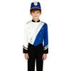 iiniim Costume Da Tamburo Maggiore Per Bambini Costume Da Mago Ringmaster Con Cappello Uniforme Da Direttore Di Circo costumi di Natale per giochi di ruolo Blu 9-10 anni