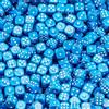 Waldfelsen® - Dadi di di alta qualità da 16 mm in 15 colori (50 pezzi, blu cielo)