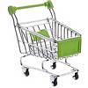 Vervevum Mini Carrello della Spesa Accessorio per casa delle Bambole Mobili per casa dei Giocattoli per Bambini Strumenti di archiviazione creativi, Mini carretto del supermercato