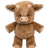 Gzadii Peluche a forma di vitello che corre, 45 cm, grande peluche di cinghiale, simpatica pecora che corre come peluche, decorazione per ragazze e