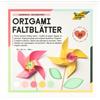 folia 9161/0 - Fogli di plastica per Origami piegati 280µ, 20 x 20 cm, 20 Fogli in 5 Colori Diversi, per Creare, Decorare e abbellire