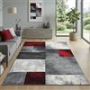 Carpetsale24 Tappeto per Soggiorno 200 x 290 cm Rosso- Design Moderno Tappeto Rettangolare a Pelo Corto per Cucina, Sala da Pranzo e Camera da Letto, Morbido e Facile da Pulire