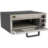 Royyalpa Forno per pizza da interni, elettrico da 2000 W, per piano di lavoro, design moderno, intervallo di temperatura 50-350 ℃, capacità 20 l per pizza e snack, ideale per casa e ristorazione