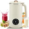 VeftBltrem Macchina per Latte di Noci Vegetale 1000ml, 10 Lame in Acciaio Inox, Touch Screen Intelligente, 12h Timer, Autopulente, Macchina Multifunzione per Latte di Soia, Noci, Succhi e Zuppe, per Famiglia