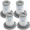 Ollanoos 4 filtri HEPA di ricambio ZR009005, ricambio per Rowenta X-Force Flex 8.60, adatti per i modelli RH9611 RH9637 RH9638 RH9639 RH9677 RH9678 RH9679