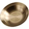LABRIMP Piatto a Cappello in Acciaio Inox Oro 20cm, 1 Pezzo