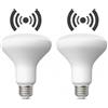 Vanpus Bulbo LED Filamento Bianco Caldo 2700K 9W con Sensore di Movimento E27, Controllo Radar Automatizzato - Accensione/Spegnimento con Rilevamento Automatico (2 pezzi BR25)
