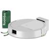 iRobot Roomba® 115 Combo Robot Aspirapolvere Lavapavimenti, 15.000 Pa, Aspirazione e Lavaggio 2 in 1, Mappatura ClearView™ LiDAR, SmartScrub™, Controllo App e Vocale, Bianco
