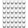Ruikcoll Bicchieri da Liquoreruikcoll, Set da 35 Ml di Bicchieri da Shot in Tequila, Robusti Bicchieri da Shot in Vetro, Bicchieri da Shot per Vodka, Liquore, ouzo,tequila(36 Pacchi)
