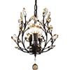 Fetcoi Mini lampadario di cristallo a forma di fiore K9 | decorazione bella lampada a sospensione in cristallo