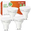 ALUSSO Lampadine LED GU10, 7Watt, 560 lumen, Luce Bianca Calda 3000K, Angolo del Fascio di 120 Gradi, Lampadine LED Non Dimmerabili, Confezione da 4