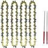 AHYLN 4 pollici Mini Golden Chainsaw Chain Electric Saw Accessorio Sostituzione Catena Motosega Elettrica .0519