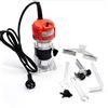 Hanmorfarbi Utensile per fresatura superiore compatto, 800 W, fresatrice elettrica in legno, fresatrice per palmi regolabile in altezza, lavorazione del legno, fresatrice professionale per legno, motore in filo