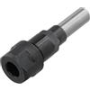 EaseSunny Asta di prolunga per router, pinza per fresatrice, parte della macchina per incisione, adattatore per gambo in metallo per fresatura del legno, 1/4 o 8 mm o 1/2 opzionale, strumento di