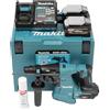 Makita HR011GU201 - Martello combinato a batteria SDS-Plus, 40 V, max. /4,0 Ah, 2 batterie + caricatore in MAKPAC