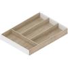 blum AMBIA-LINE portaposate | organizer cassetto premium per cucine e mobili moderni | protegge, ordina e organizza posate con chiarezza | con piedini antiscivolo | 42×30×5 cm | Rovere Bardolino