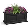 Mayne Fairfield - Fioriera per fiori autoirrigante, resistente alle intemperie, design durevole per uso esterno, perfetta per finestre, ringhiere o recinzioni