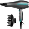 Cecotec Asciugacapelli Ionic IoniCare 5300 Maxi Aura Nero 2200 W, motore CA, funzione aria fredda, cavo da 1,8 m, include diffusore e concentratore, nero