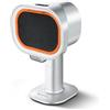 AMZCHEF Cappa aspirante portatile con altezza telescopica e inclinazione di 40°, 4 modalità di funzionamento, silenziosa, filtro in alluminio di grande calibro per appartamenti/BBQ/RV, argento