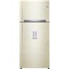 LG GTF744SEPZD Frigorifero Smart Doppia Porta Total No Frost con Congelatore, 509 L, 43 dB, Tecnologia Multi Air Flow, Linear Cooling, Door Cooling - Frigo con Freezer, Wi-Fi e Display LED
