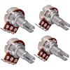 F Fityle Potenziometro per Chitarra 500K con Albero Lungo 18 Mm, Confezione da 4 A500K E B500K