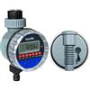 Aqualin Timer LCD per irrigatori Regolatore elettronico da Giardino per impianto di irrigazione con valvola a Sfera, Compatibile con sensore Pioggia …