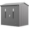 GFP Primeyard Casetta da giardino metallo 228x180x231 cm Armadio da esterno per attrezzi antracite