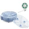 Venmark Culle per Meloni Confezione da 10 - Supporti in Plastica Blu, Leggero e Riusabili per Frutta e Verdura - Include Dispenser per Piante da Giardino