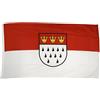 Flaggenfritze Bandiera/Bandiera Germania Città Colonia + GRATIS Sticker, bandiera fritze®, Hissflagge 90 x 150 cm
