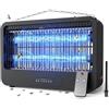 Pochrus Lampada Antizanzare Elettrica, 3500V Zanzariera Elettrica da Esterno, 20W UV Zanzare Elettrico con Timer e Telecomando, Ecologica e Silenziosa, Adatta per Cucina, Camera Letto,Ufficio（100m²）