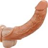 Lusttoy Preservativo realista para el pene de los hombres, juguetes sexuales para hombres, preservativo reutilizable, extensor del pene testicular con anillo