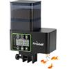 Petbank Mangiatoia Automatica Acquario-230/510ml Distributore Automatico Cibo Pesci con Alimentazione di Precisione 0.1-2g,Mangiatoia Acquario Antiumidità con Pulizia e Allarme Scorte,Ricaricabile Usb