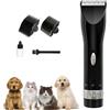 OISE ART STORE Trade Shop - Tosatrice Senza Fili Cani Gatti Rasoio Elettrico Tosatore Ricaricabile Q-t180
