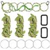 CYUXING Giocattoli per arricchire i serpenti, set di anelli per arrampicata per piccoli serpenti, anelli di arricchimento per pitone reale, accessori per arrampicata per terrario, drago barbuto, camaleonte